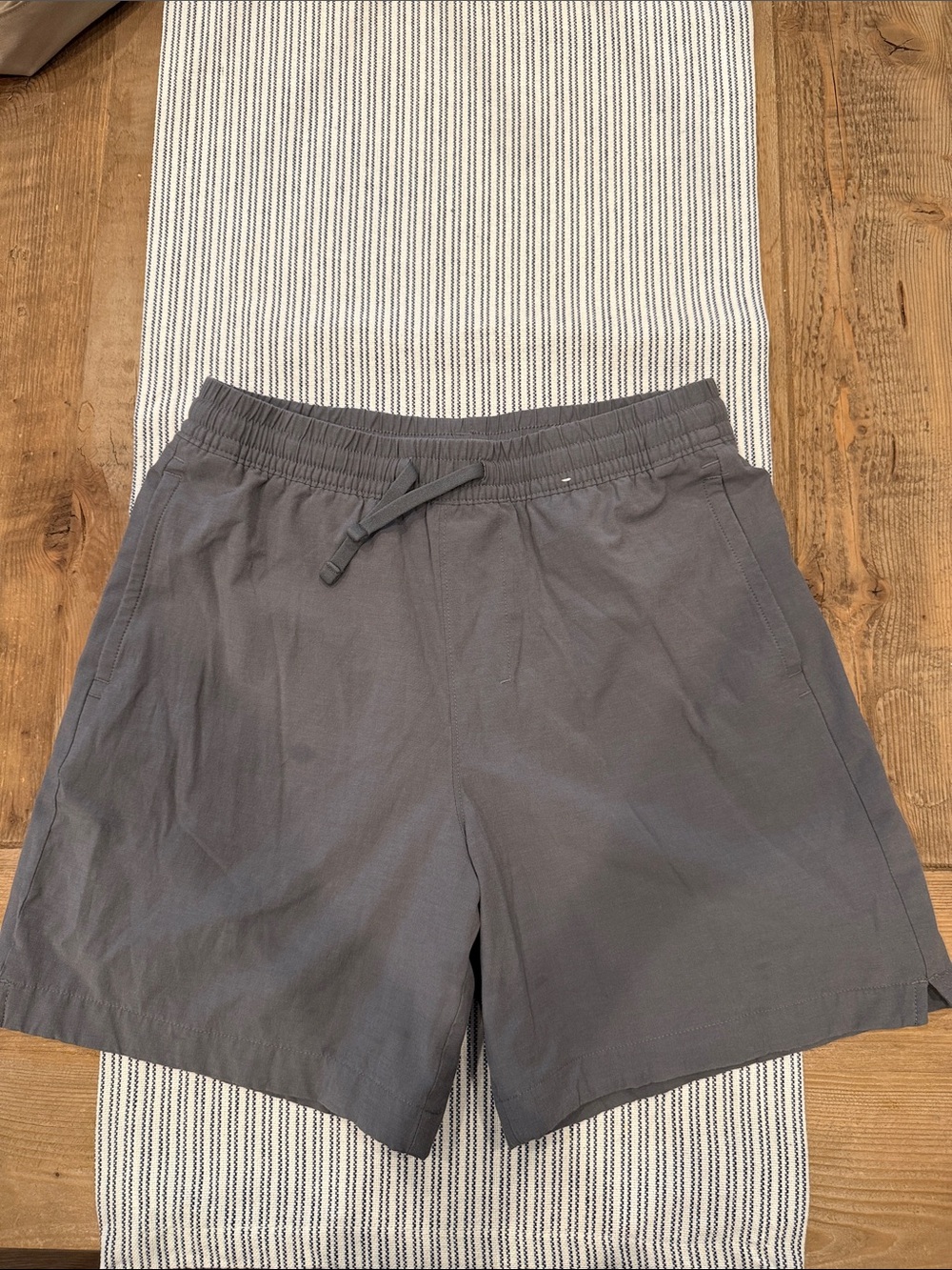 abercrombie kids Gray Pull-On Athletic Shorts